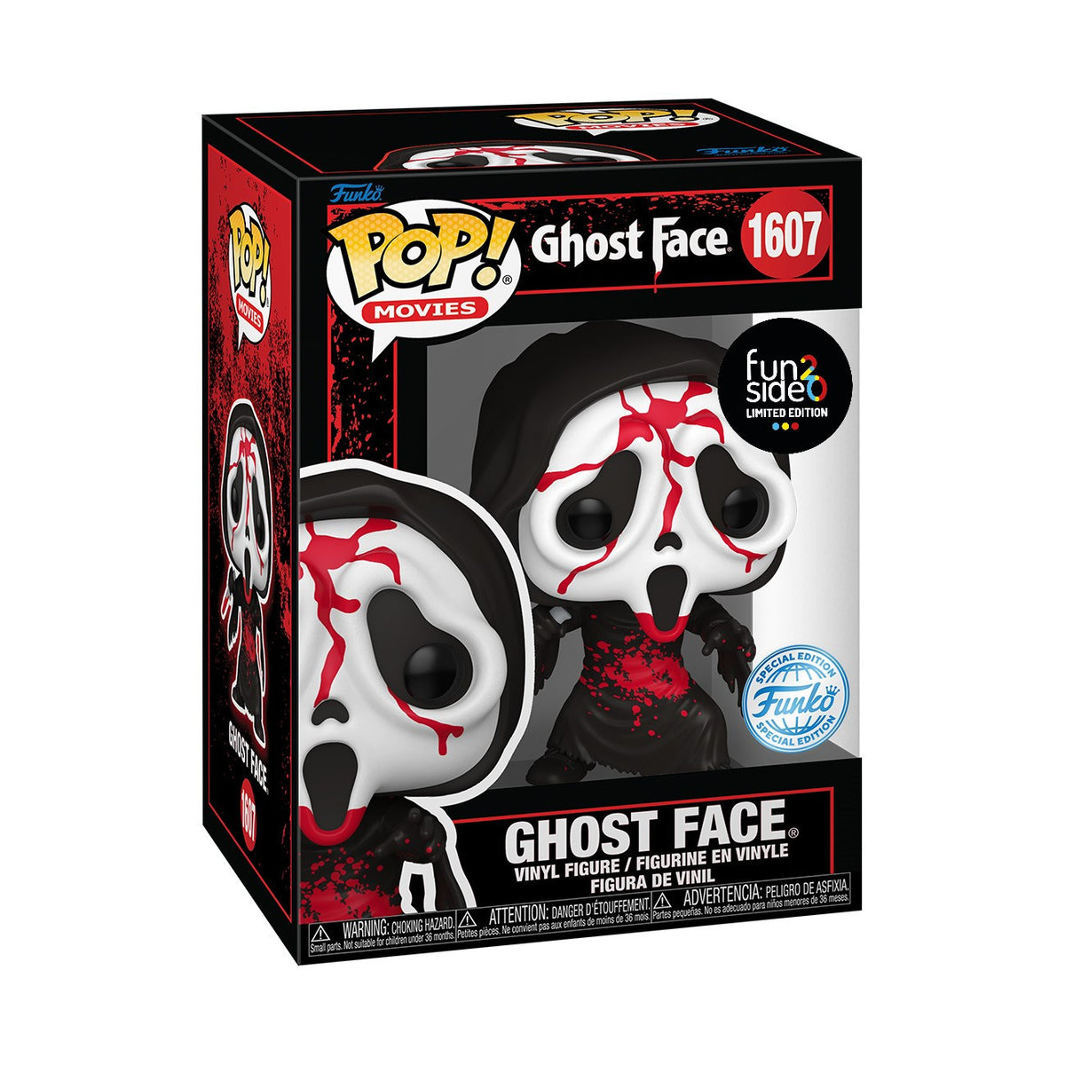 GHOST FACE - POP FUNKO VINYL FIGURE 1607 GHOST FACE 9CM FUNSIDE20 EXCL