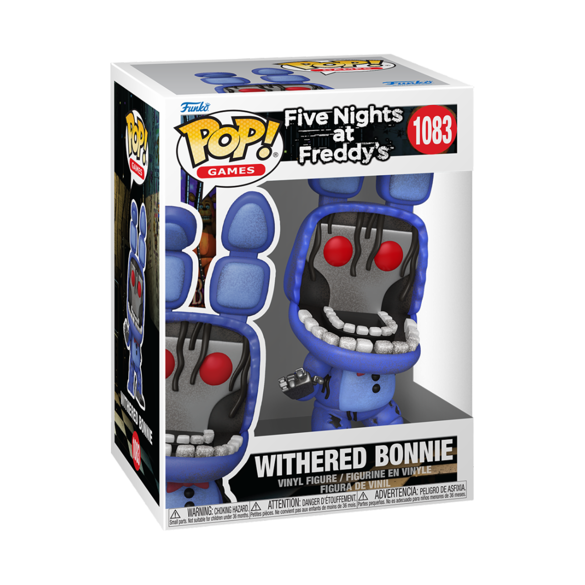 FIVE NIGHTS AT FREDDY'S - POP FUNKO VINYL FIGURE 1083 WITHERED BONNIE 9CM