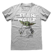 STAR WARS: THE MANDALORIAN - T-SHIRT - CHILD SKETCH XL