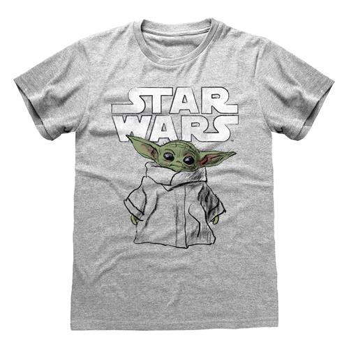 STAR WARS: THE MANDALORIAN - T-SHIRT - CHILD SKETCH XL