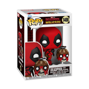 MARVEL: DEADPOOL & WOLVERINE - POP & BUDDY FUNKO VINYL FIGURE 1400 DEADPOOL WITH HEADPOOL 9CM