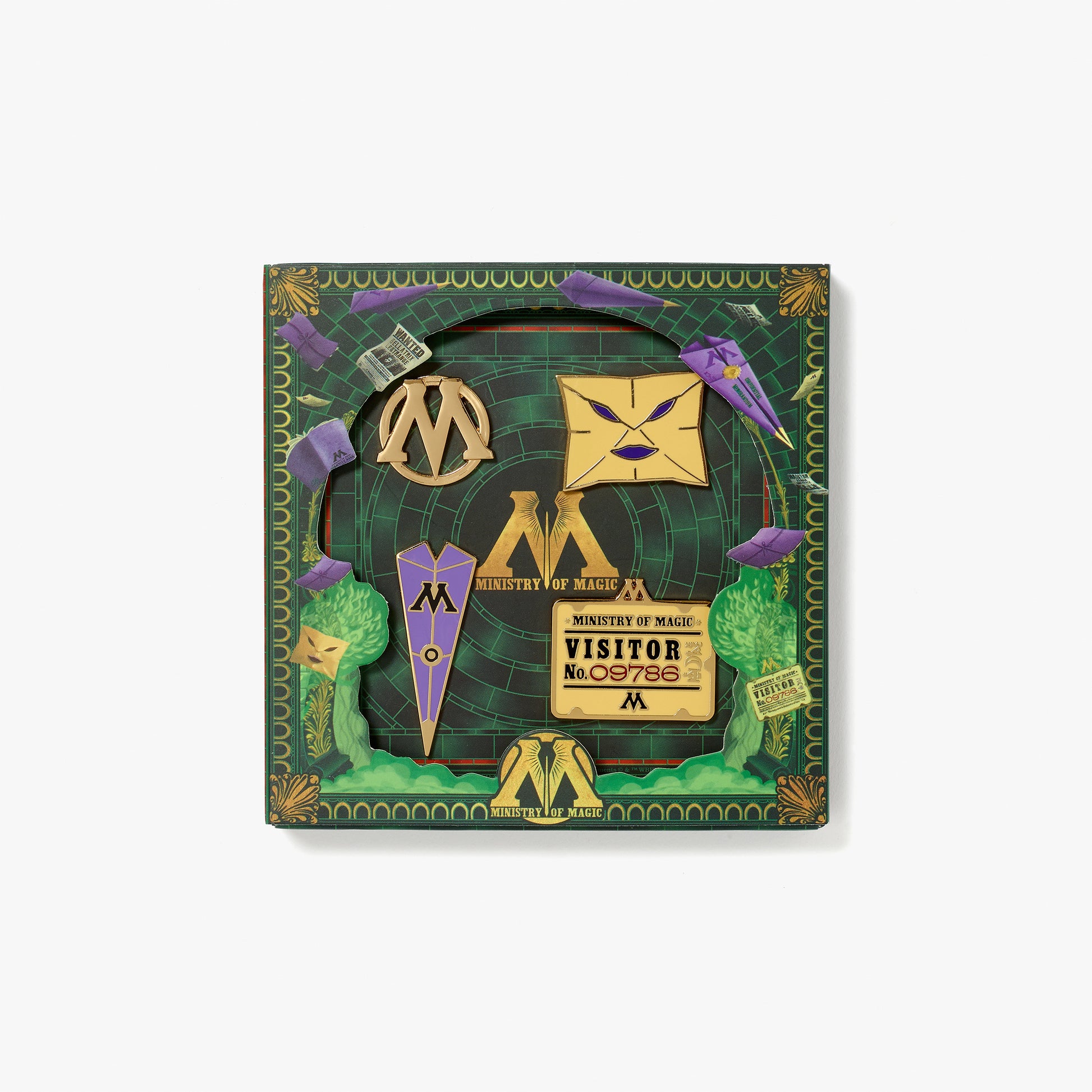HPMULTIPIN01 - HARRY POTTER - WELCOME TO THE MINISTRY PIN BADGE SET