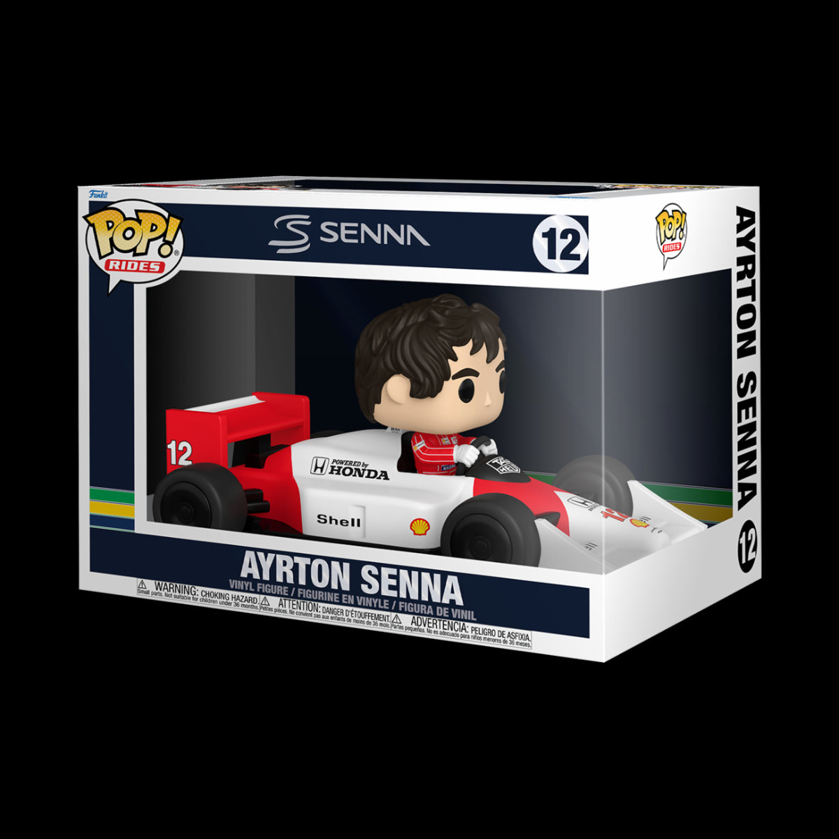 RACING - POP FUNKO RIDE SUPER DELUXE VINYL FIGURE 12 SENNA (MCLAREN) 15CM