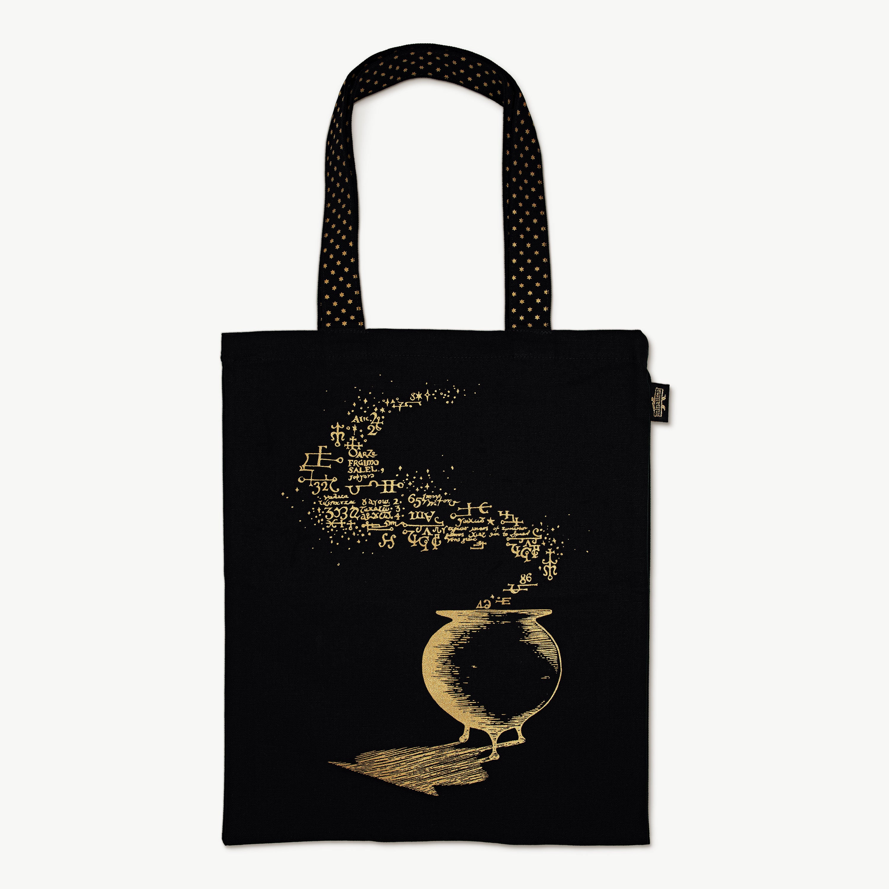 HPTOTE10 - HARRY POTTER - WIZARDING BOOKS: CAULDRON DETAIL FROM 'ADVANCED POTION MAKING - EDITION II' - TOTE BAG
