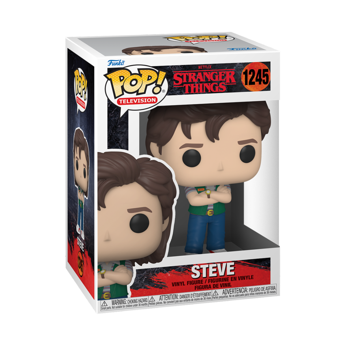 STRANGER THINGS - POP FUNKO VINYL FIGURE 1245 STEVE 9CM