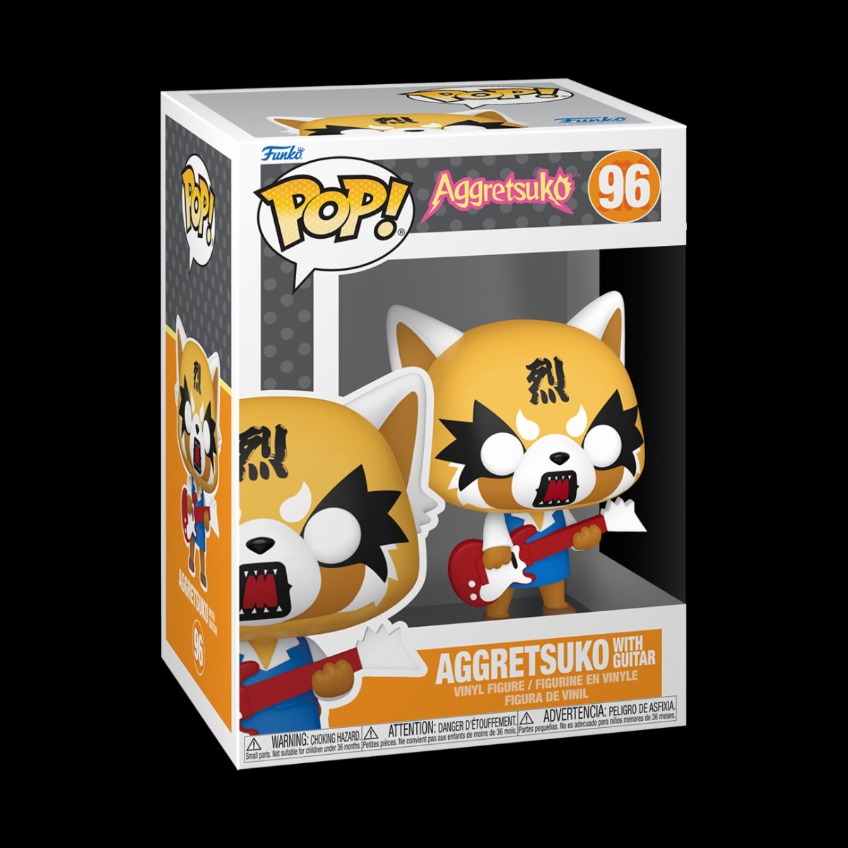 AGGRETSUKO - POP FUNKO VINYL FIGURE 96 AGGRETSUKO W/GUITAR 9CM