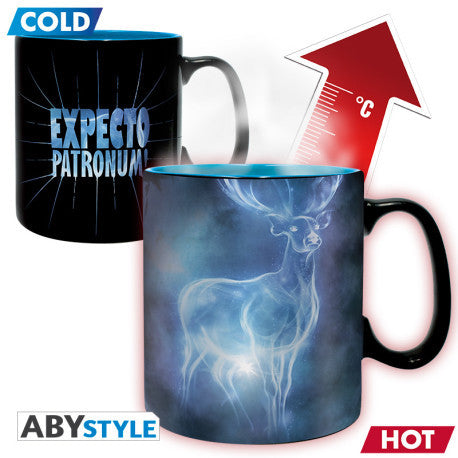 ABYMUGA497 - HARRY POTTER - TAZZA HEAT CHANGE 460ML - PATRONUS