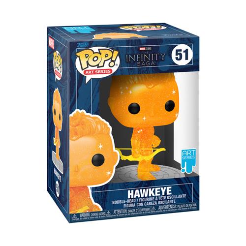 MARVEL: INFINITY SAGA ARTIST SERIES - POP FUNKO VINYL FIGURE 51 HAWKEYE (OR) 9CM