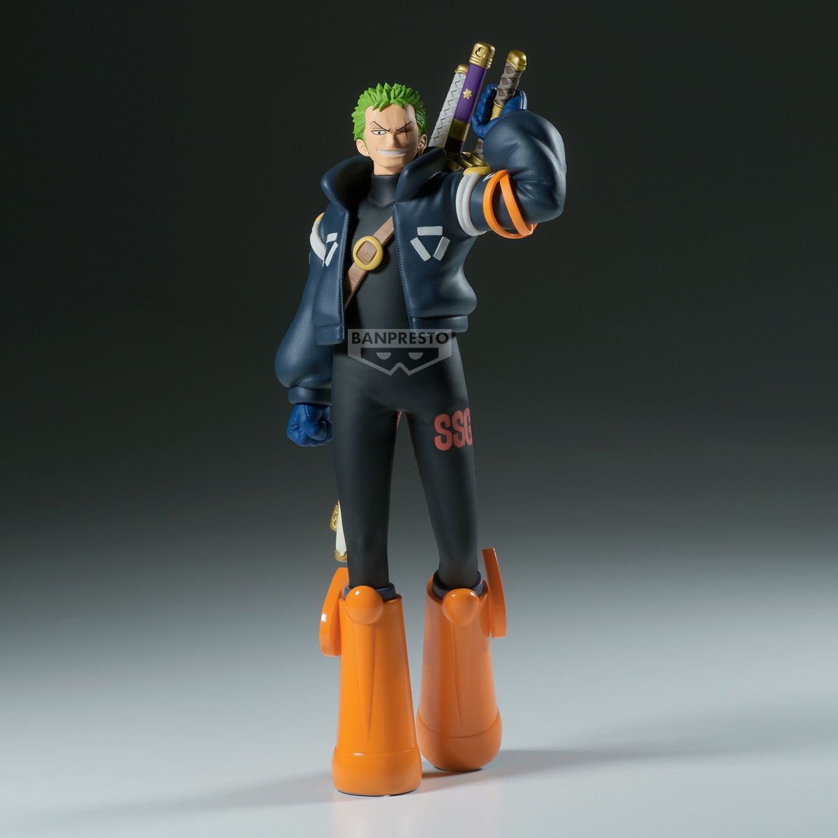 28689 - ONE PIECE - THE SHUKKO - RORONOA ZORO - STATUA 17CM