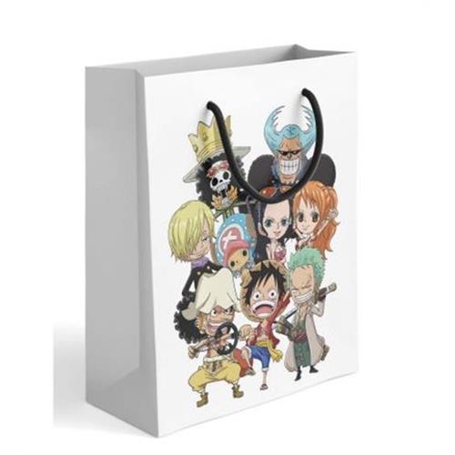 OPSB13 - ONE PIECE - SHOPPER BIANCO 26X32X12 L - CARTONCINO PLASTIFICATO