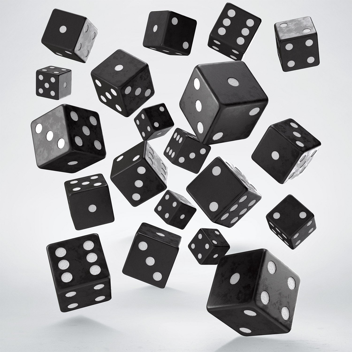 S20601 - FULL PACK OF D6S: BLACK&WHITE