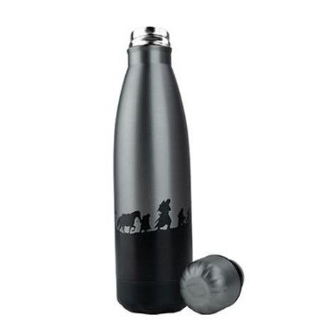 CR4053 - THE LORD OF THE RINGS - BOTTIGLIA ISOTERMICA 500ML - LA COMPAGNIA DELL'ANELLO ARGENTO/NERO