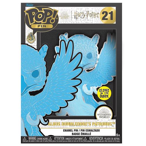 HARRY POTTER - POP LARGE PIN ENAMEL - PATRONUS ALBUS DUMBLEDORE (GW)