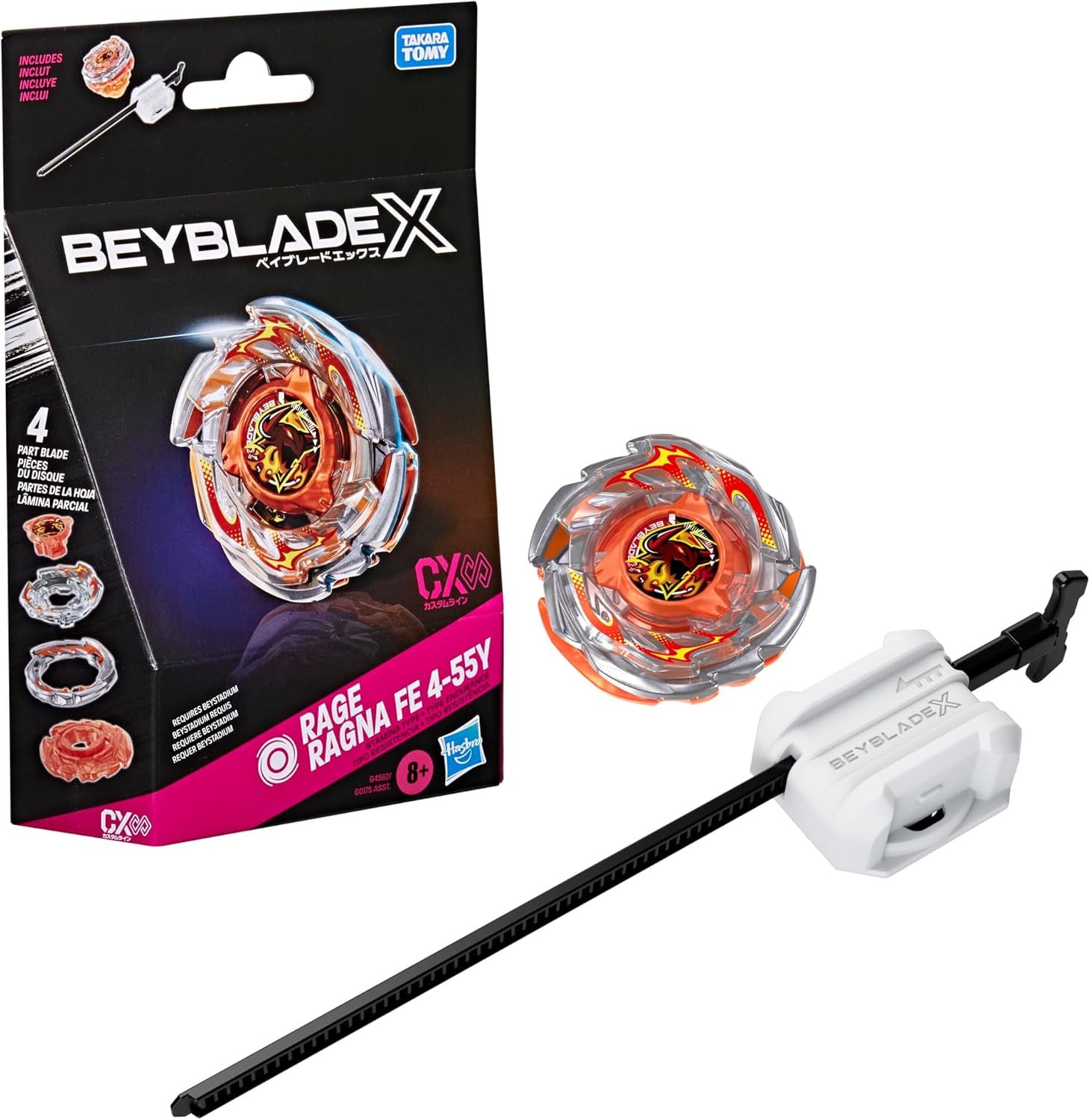 BEYBLADE-X - STARTER PACK - RAGE RAGNA FE 4-55Y