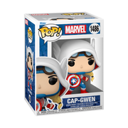 MARVEL: SPIDER-GWEN GWEN-VERSE - POP FUNKO VINYL FIGURE 1486 CAPTAIN AMERICA GWEN 9CC