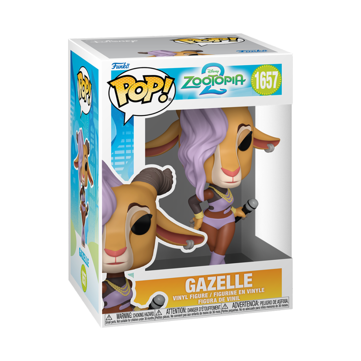 ZOOTOPIA 2 - POP FUNKO VINYL FIGURE 1657 GAZELLE 9CM