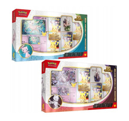 PK10452-I - POKEMON - POKEMON 30 ANNIVERSARIO - COLLEZIONE CON STATUINA MEW & MEWTWO