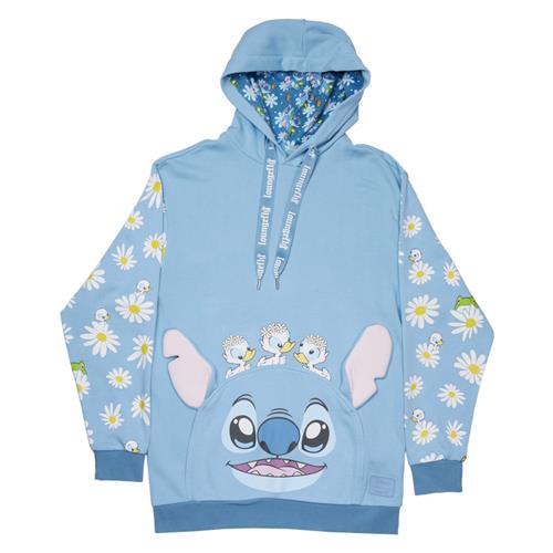 DISNEY - LILO & STITCH - FELPA CON CAPPUCCIO - SPRINGTIME STITCH M