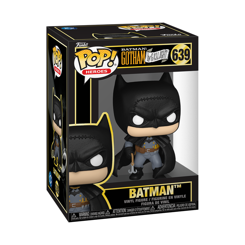 DC THROUGH THE YEARS S2 - POP FUNKO VINYL FIGURE 639 BATMAN (GOTHAM BY GASLIGHT) 9CM