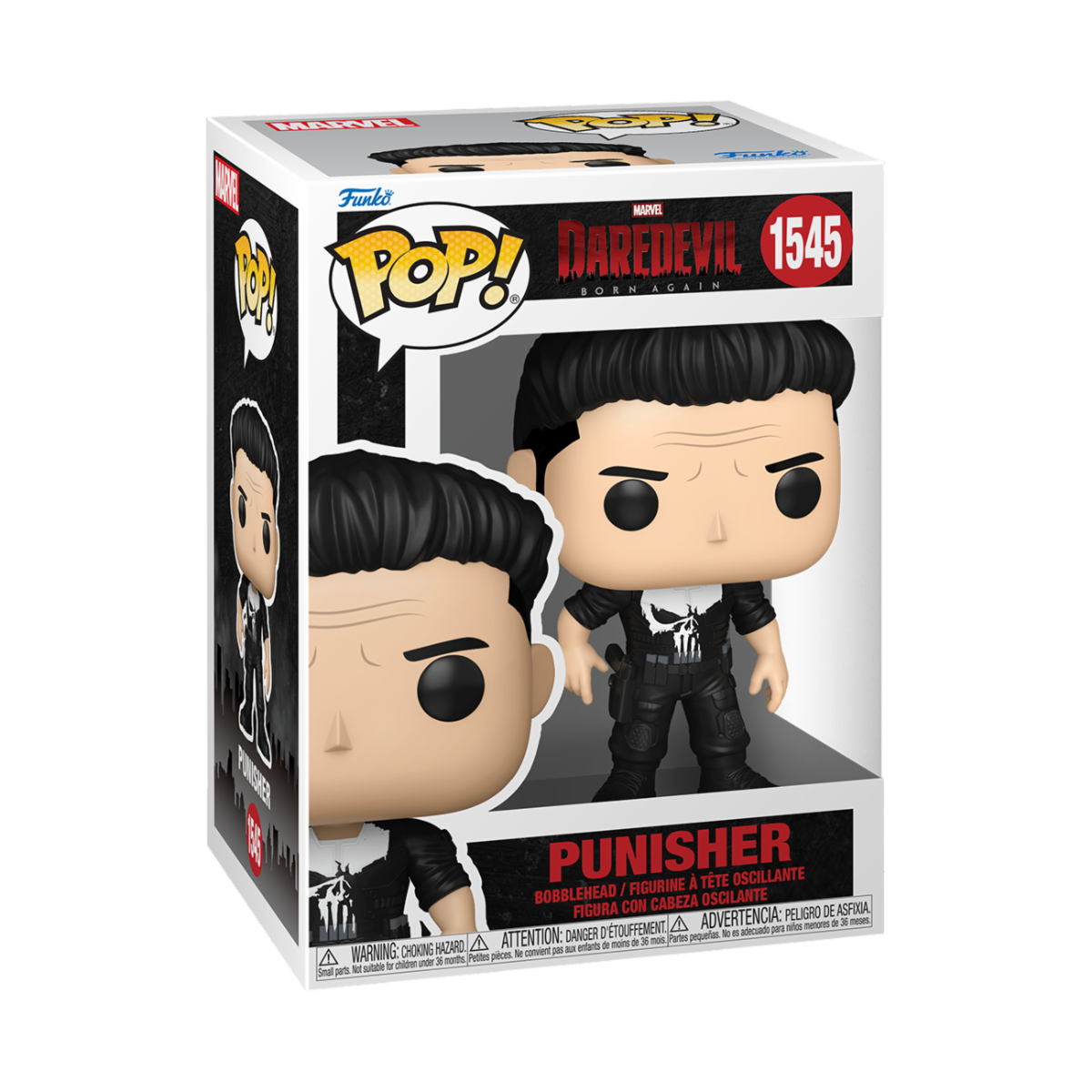 MARVEL: DAREDEVIL BORN AGAIN - POP FUNKO VINYL FIGURE 1545 PUNISHER 9CM