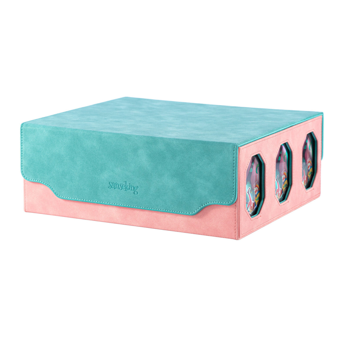 SANSEKING - WINDOW DECK BOX (3000+ CARDS) - NINGXIA GREEN