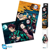 ABYDCO753 - DEMON SLAYER - GROUP & DUO - SET 2 CHIBI POSTER (52x38)