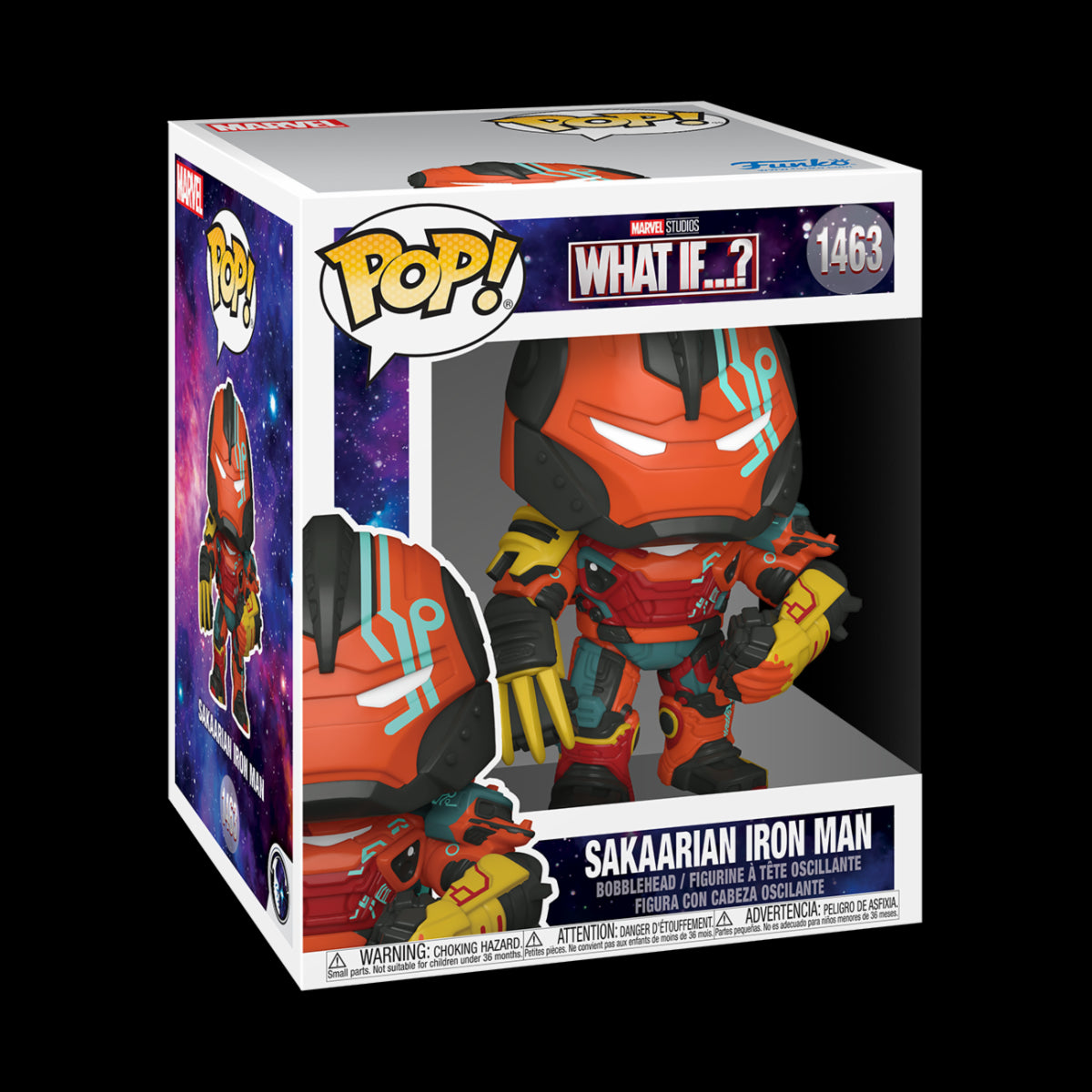 MARVEL: WHAT IF - POP FUNKO SUPER VINYL FIGURE 1463 SAKAARIAN IRON MAN 15CM