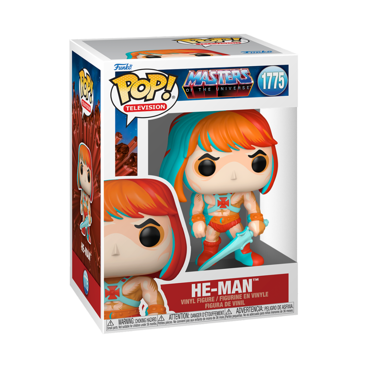 MASTERS OF THE UNIVERSE - POP FUNKO PLUS VINYL FIGURE 1775 HE-MAN 9CM