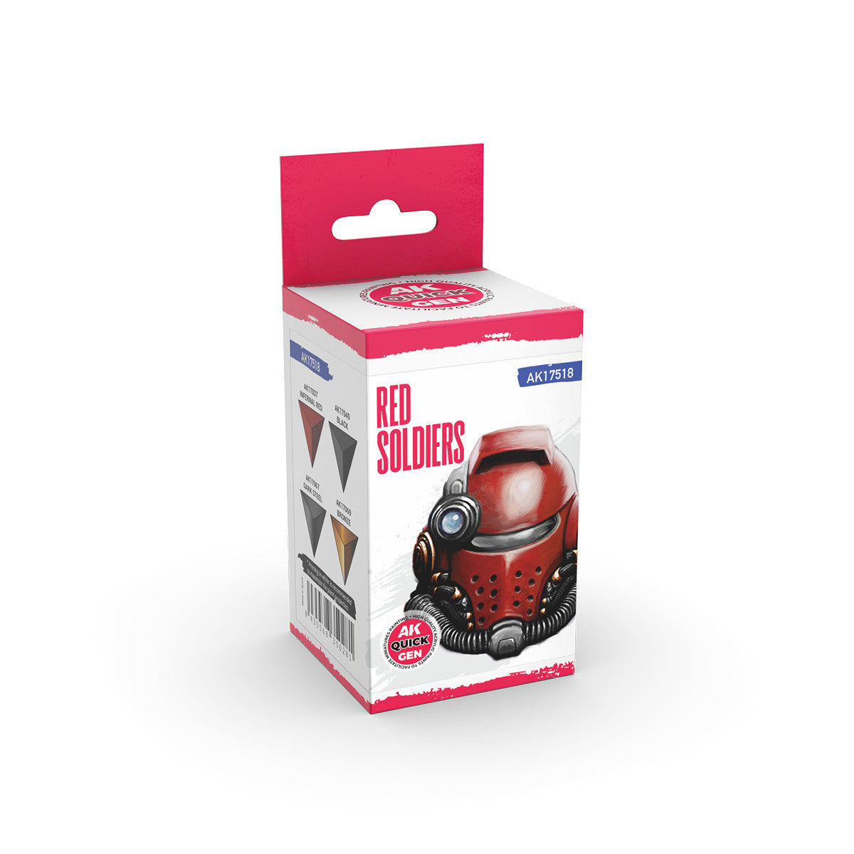 AK17518 - QUICK GEN SET - RED SOLDIERS - SET DA 4 COLORI