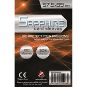 SAPPHIRE ORANGE - 100 BUSTE PROTETTIVE 57,5X89MM