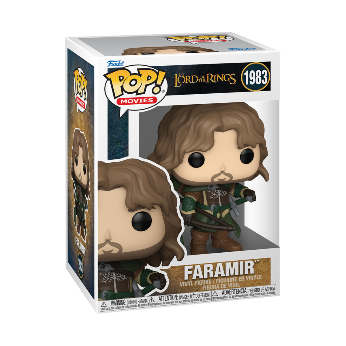 THE LORD OF THE RINGS S10 - POP FUNKO VINYL FIGURE 1983 FARAMIR 9CM