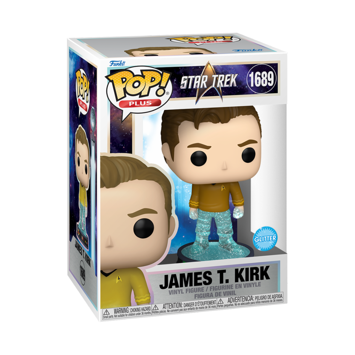 STAR TREK: TRANSPORTER - POP FUNKO VINYL FIGURE 1684 KIRK 9CM