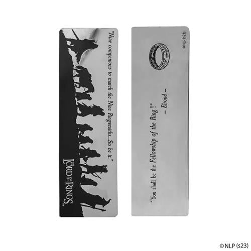 CR5651 - THE LORD OF THE RINGS - SEGNALIBRO IN METALLO - COMPAGNIA DELL'ANELLO