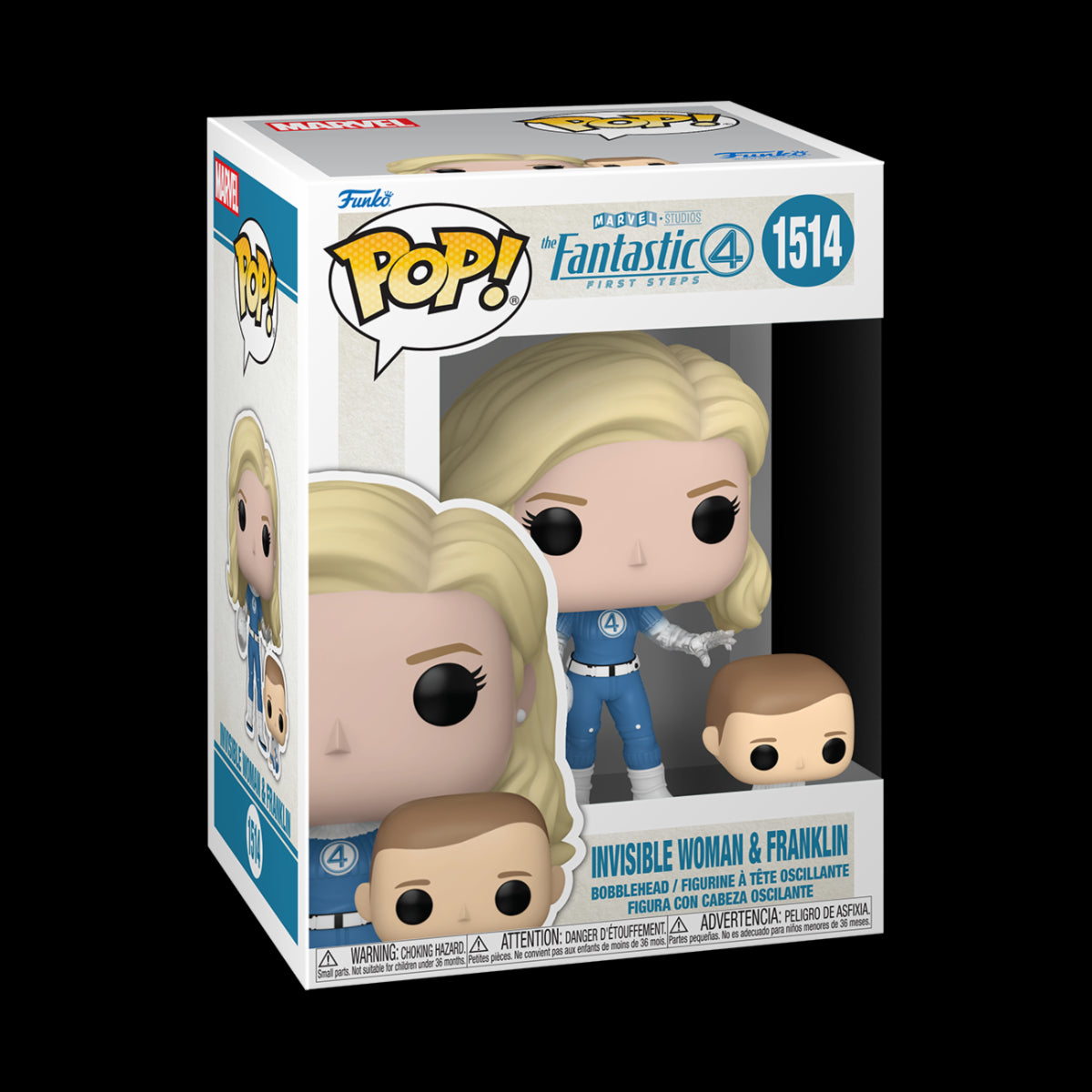 MARVEL: THE FANTASTIC FOUR: FIRST STEPS - POP FUNKO VINYL FIGURE 1514 INVISIBLE WOMAN 9CM