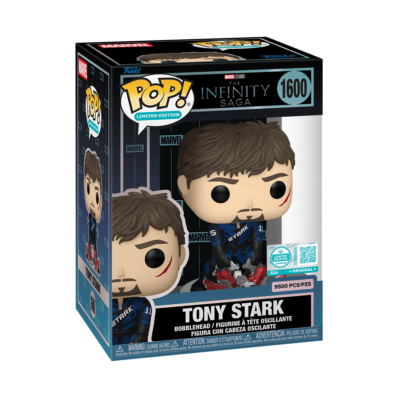 IRON MAN 2 - POP FUNKO VINYL FIGURE - TONY STARK WITH SUIT 9CM FUNSIDE EXCL