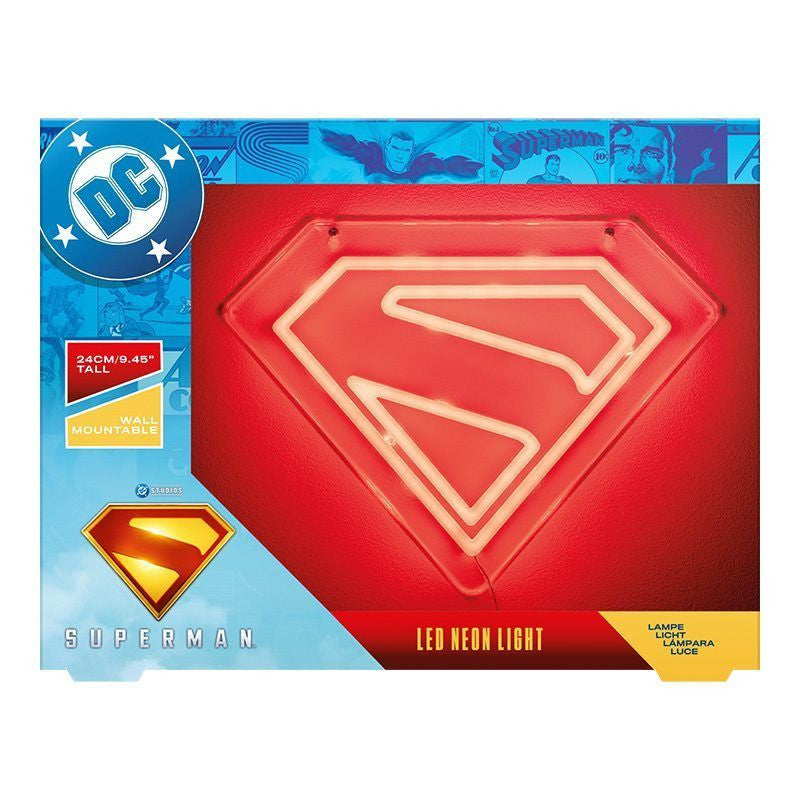PP14478SMTVN - DC COLLECTION: SUPERMAN - SUPERMAN WALL MOUNTABLE LED NEON LIGHT