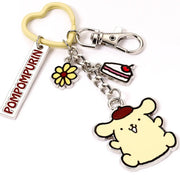 EHKKR0018 - PORTACHIAVI POMPOMPURIN CON CIONDOLI - HELLO KITTY