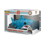 JAWS: 50TH ANNIVERSARY - POP FUNKO SUPER VINYL FIGURE 1754 GREAT WHITE SHARK 15CM