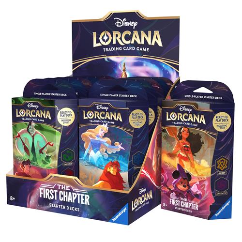 LORCANA - BOX 12 STARTER DECKS - FIRST CHAPTER - ENG