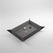 GGS60052ML - MAGNETIC DICE TRAY - RECTANGULAR - BLACK/GREY