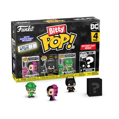71311 - DC COMICS - FUNKO BITTY POP VINYL FIGURE - BATMAN (4PK)