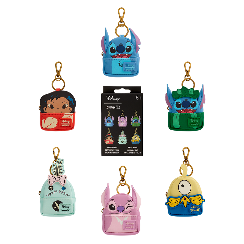 DISNEY - LILO & STITCH BLIND BOX POP PIN ENAMEL - MINI BACKPACK 15PC CASE PACK