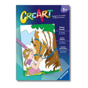 96001 - CREART: LIBRO DA COLORARE - TENERI CAVALLI