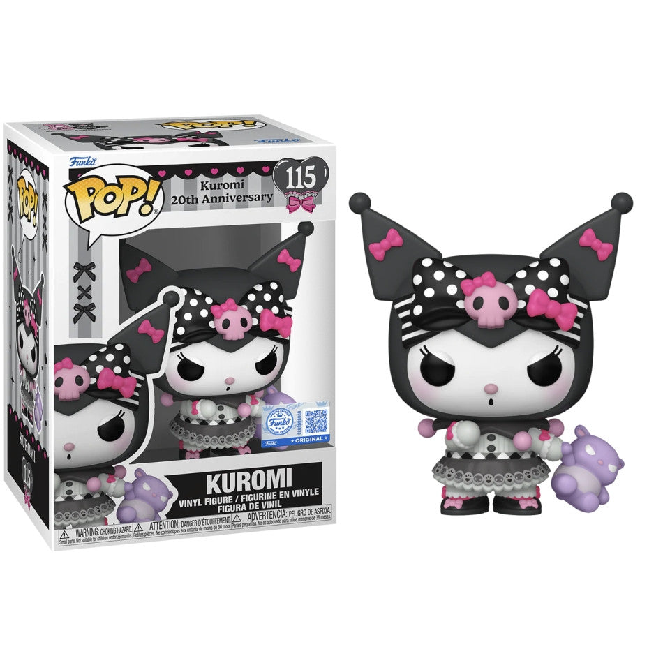 SANRIO: KUROMY 20THY ANNIVERSARY - POP FUNKO VINYL FIGURE 115 KUROMI (SPC) 9CM