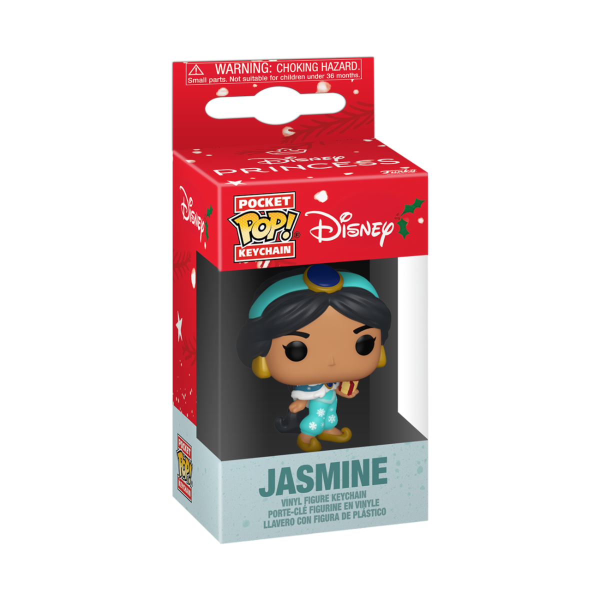 DISNEY: PRINCESS HOLIDAY - KEYCHAIN - JASMINE 4CM