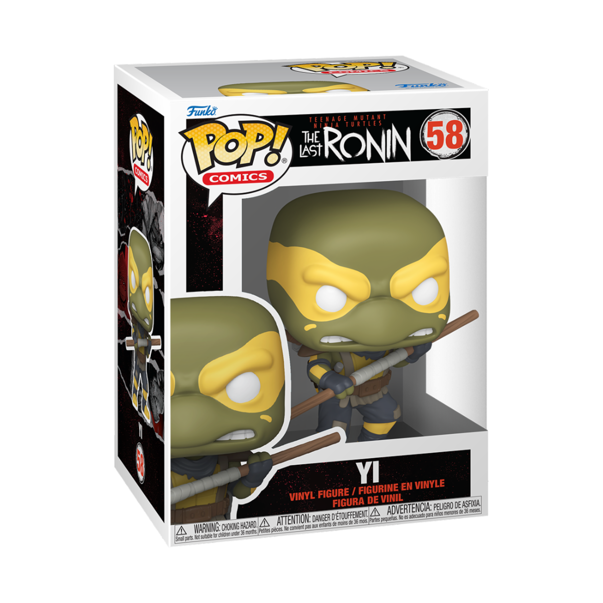 TEENAGE MUTANT NIUNJA TURTLES: THE LAST RONIN - POP FUNKO VINYL FIGURE 58 YI 9CM