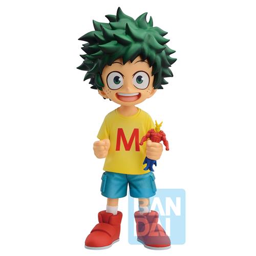 65911 - MY HERO ACADEMIA - ICHIBANSHO FIGURE FROM ICHIBAN KUJI - LONGING FROM TWO PEOPLE - MIDORIYA (CHILDHOOD) - STATUA 10CM