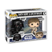STAR WARS - POP FUNKO VINYL FIGURE 2-PACK VADER & LUKE 9CM