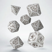 STRB01 - TRIBAL DICE SET: PEARL AND BROWN