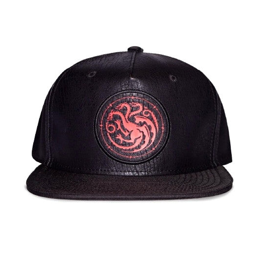 GAME OF THRONES: HOUSE OF THE DRAGON - CAPPELLINO - NH747210GOT - LOGO TARGARYEN FINTA PELLE